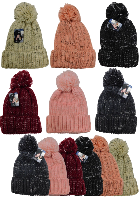 GORRO POMPON SURTIDO