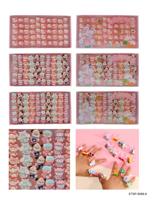 Anillo Personajes Infantil x50