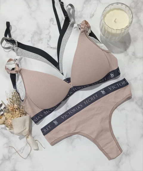 MEDIA DOCENA CONJUNTO TAZA SOFT VICTORIA SECRET - comprar online