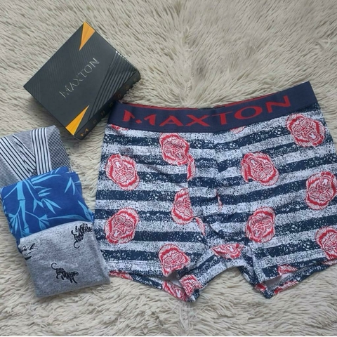 MEDIA DOCENA BOXER MAXTON ESTAMPADOS