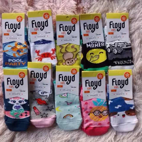 MEDIAS FLOYD NIÑOS ART 61 T1 PACK X6