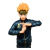 Boneco Naruto Shippuden Jovem Roupa Preta - loja online