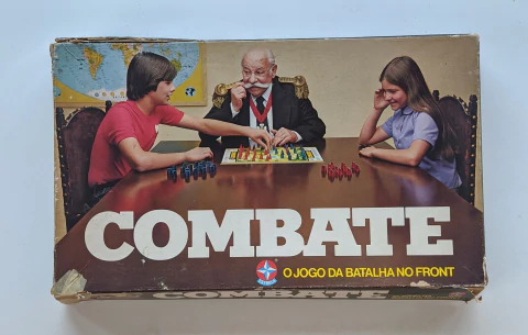 Jogo De tabuleiro Combate Estrela Brinquedo Antigo completo