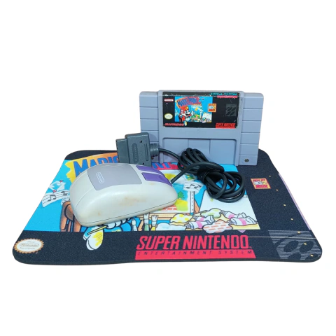 Jogo Mario Paint Com Mouse e Mousepad
