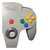 Controle cinza nintendo 64 original