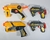 Lote com 2 armas Nerf e 2 Hovertech