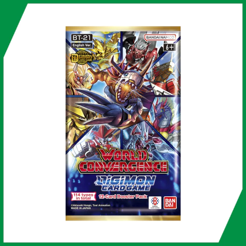 DIGIMON Card Game World Convergence Booster Pack (BT-21) - comprar online