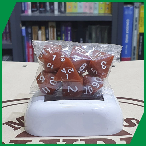 Set de dados x 7 - Ambar Mate