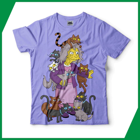 Remera The Simpsons / La loca de los Gatos