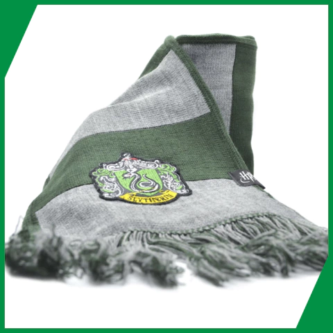 BUFANDA HARRY POTTER - SLYTHERIN RAYADA