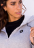 CAMPERA IRIS FRIZADA ELASTIZADA GRIS CLARO