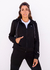 CAMPERA IRIS FRIZADA ELASTIZADA NEGRA - comprar online
