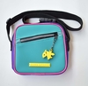 Shoulder bag - Turquesa e Roxo