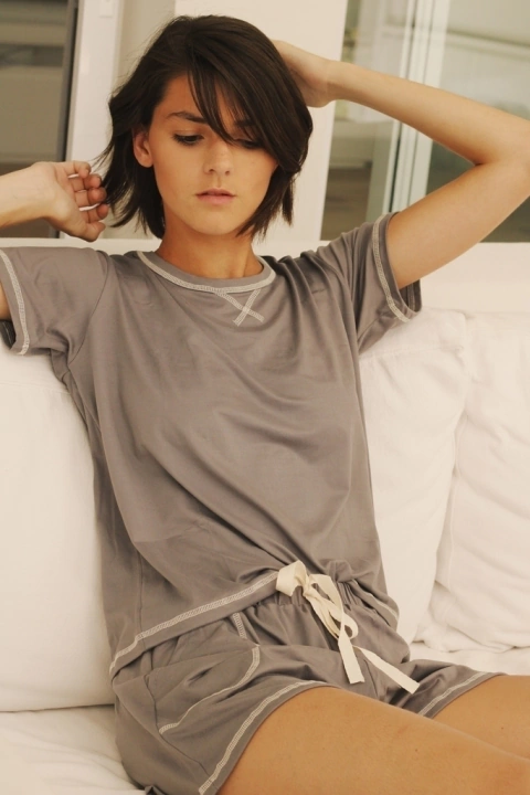 Pijama Orquidea [Gris]