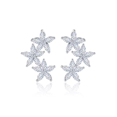 Ear Cuff de Zircônia