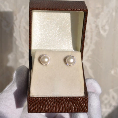 Brinco de Pérola Natural para Noiva - Glams Acessórios para Noivas