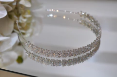 Tiara folhas de zircônias - Glams Acessórios para Noivas