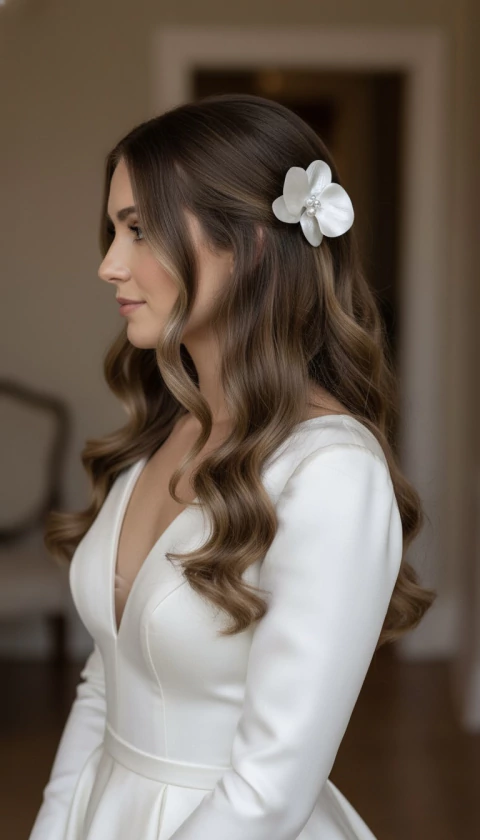 Grampo de Orquídea Perolada - comprar online