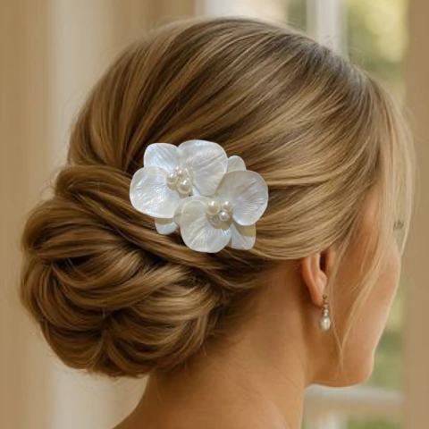 Orquídea Perolada Par - comprar online