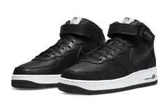 Air Force 1 Mid Stussy Black Luxe Leather
