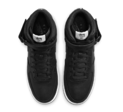 Air Force 1 Mid Stussy Black Luxe Leather - tienda online