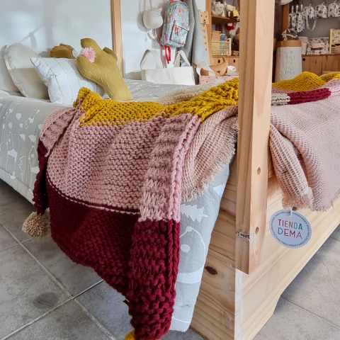 En stock - Acolchado tussor - funcional.