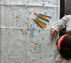 Lona para colorear - tienda online