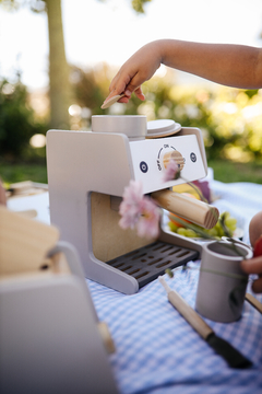 Cafetera expresso con accesorios mini chef - Tienda Dema