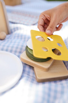 Tostadora de madera con accesorios mini chef - tienda online