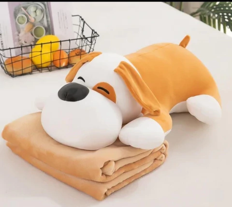 PELUCHE PERRO - con manta - comprar online