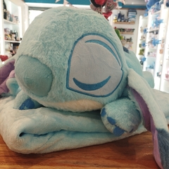 STITCH PELUCHE celeste - con manta - comprar online