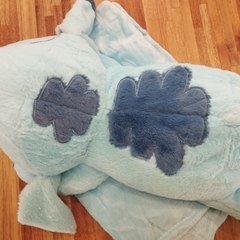 STITCH PELUCHE celeste - con manta - Mundo Chulo