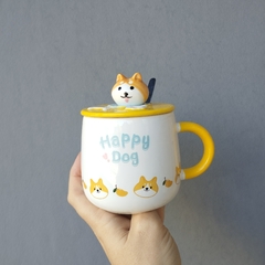 TAZA PREMIUM - Perrito con tapa y cuchara - comprar online