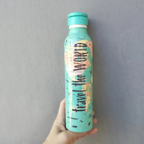 BOTELLA AGUA ALUMINIO TRAVEL - comprar online