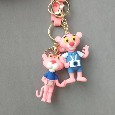 LLAVERO SILICONA - Pantera Rosa - comprar online