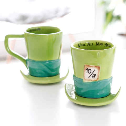 TAZA + PLATO - Sombrerero (Alicia)