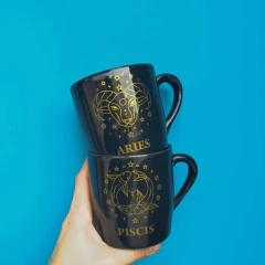 TAZA CHULA - Signos (negra) - Mundo Chulo