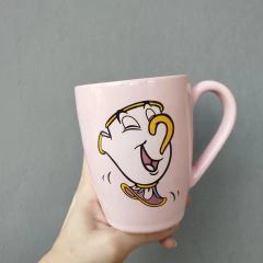 TAZA BOMBE - Chip y Sra Pott (rosa) en internet