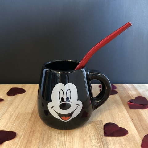 MATE CERAMICA - Mickey (negro)