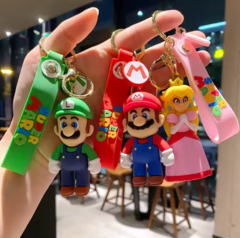LLAVERO SILICONA - Mario Bross y amigos - comprar online