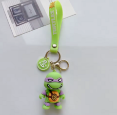 LLAVERO SILICONA - Tortugas Ninja - Mundo Chulo