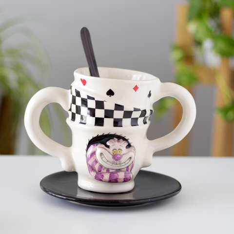 TAZA PREMIUM XL - Alicia con gato