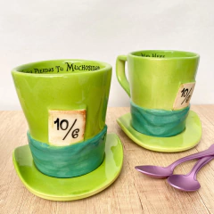 TAZA + PLATO - Sombrerero (Alicia) - comprar online