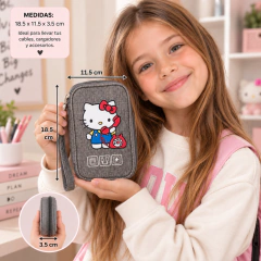 ORGANIZADOR DE CABLES - Kitty (gris) en internet