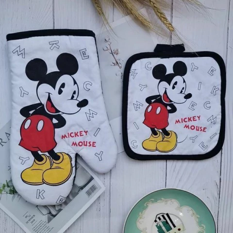 MANOPLA Y AGARRADERA - Mickey (blanco) - comprar online