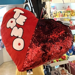 PELUCHE CORAZON - Lentejuela Te Amo 45cm - comprar online