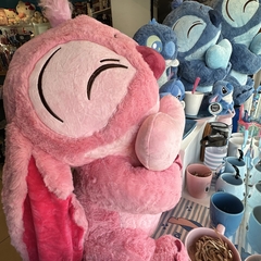 STITCH PELUCHE ROSA (Angel) con corazon - 70 cm - comprar online