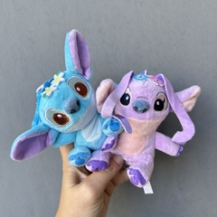 LLAVERO PELUCHE - Stitch con flor - comprar online