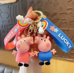 LLAVERO SILICONA - Peppa - comprar online