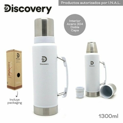 TERMO DISCOVERY MANIJA - 1300ml Blanco - comprar online